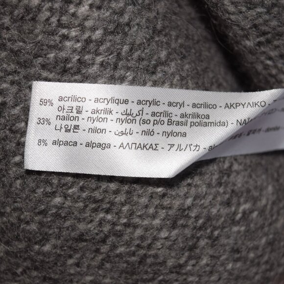 ZARA Alpaca Blend Fair Isle Relaxed Fit Button Sweater Size S - Picture 7 of 7